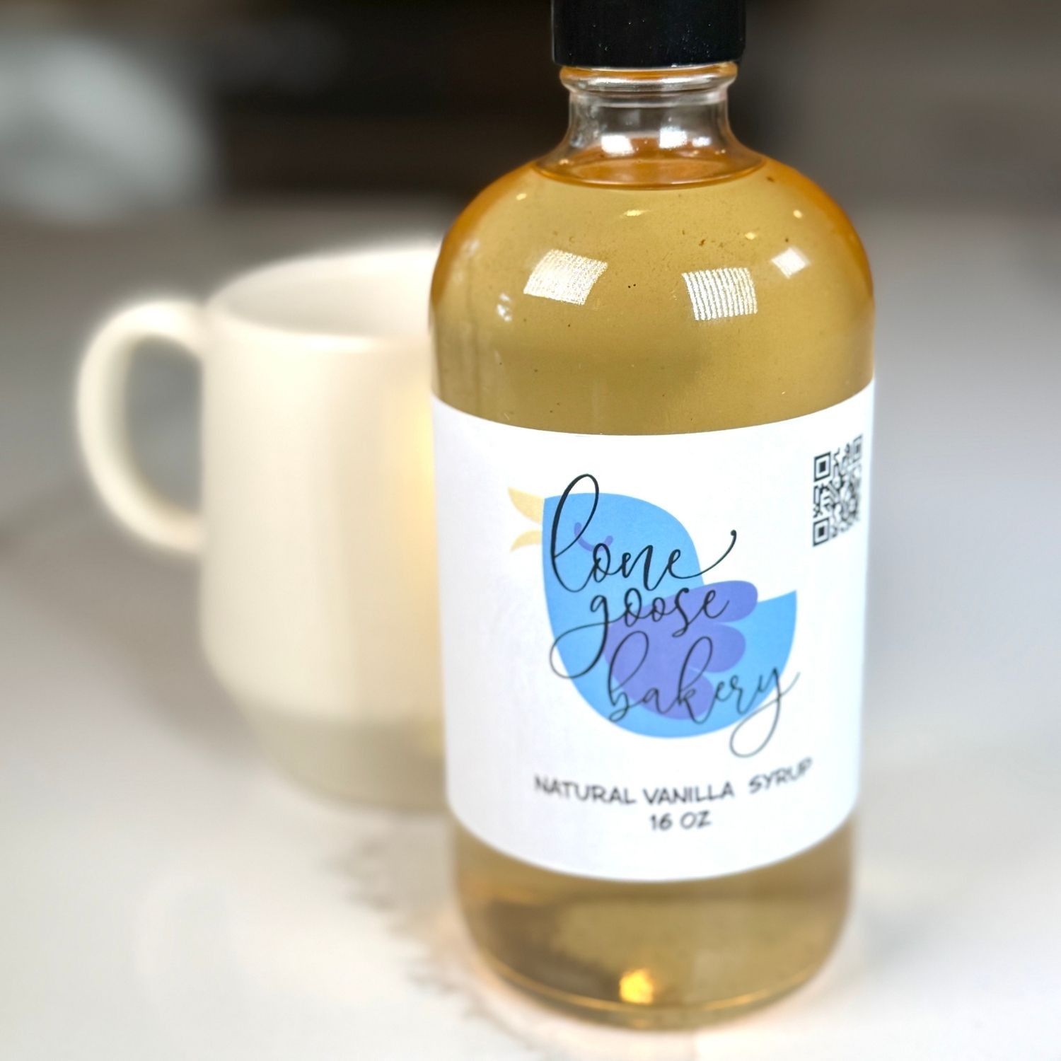 lone goose simple vanilla syrup kitchen with mug