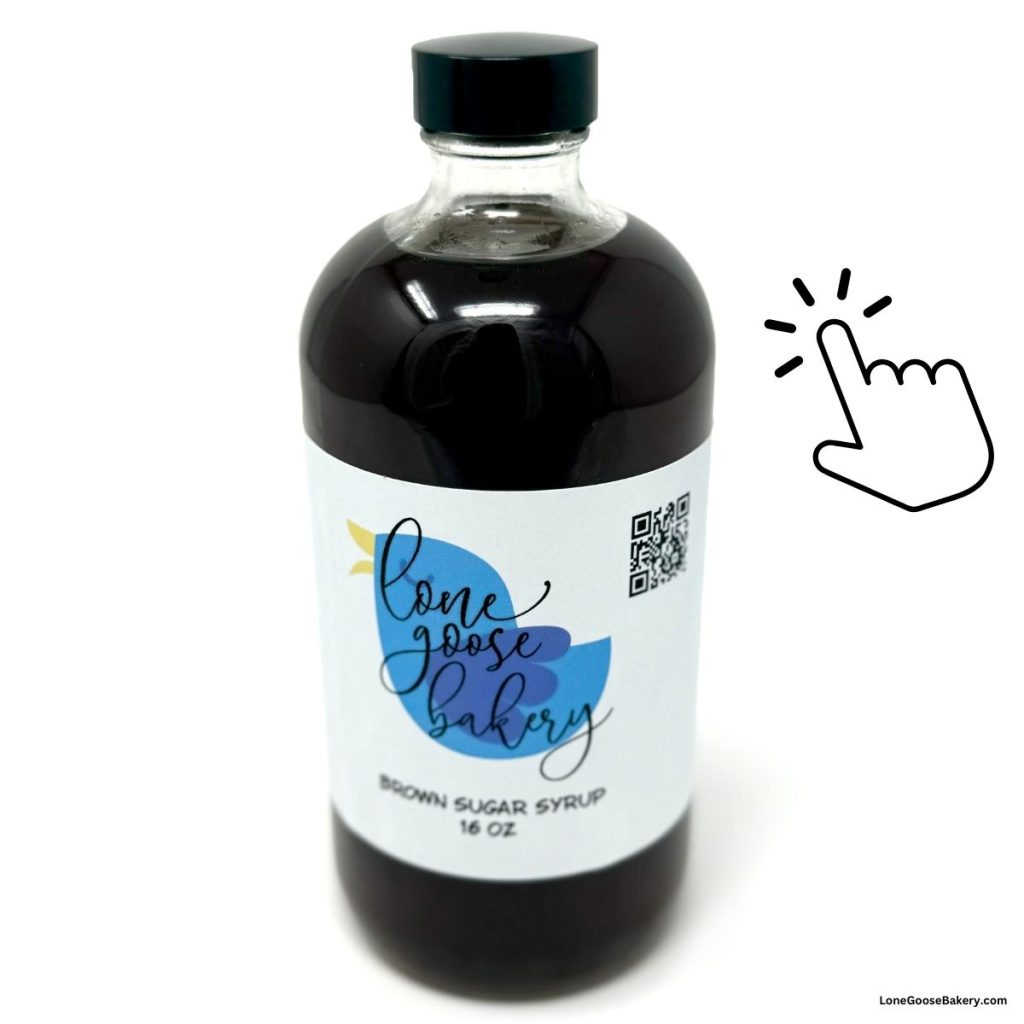 lone goose brown sugar syrup for latte