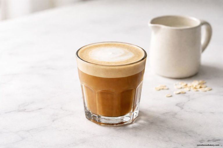 brown sugar oat milk cortado