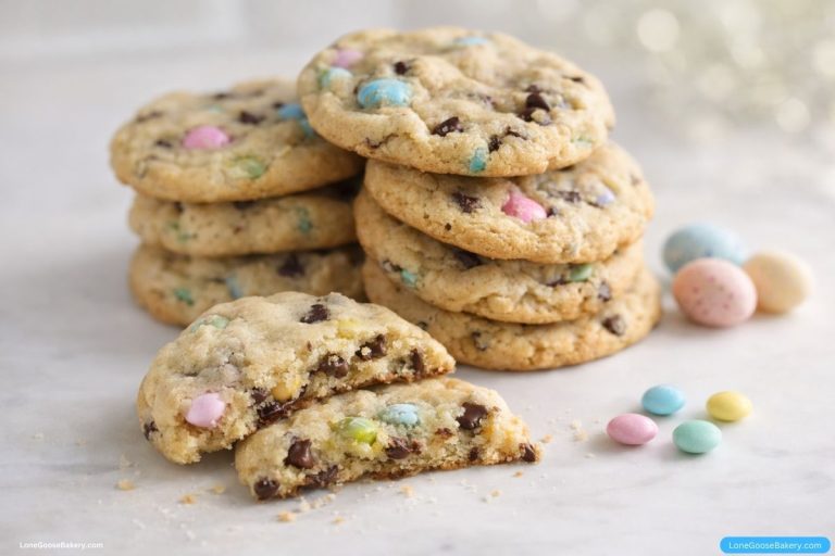 Easter Chocolate Chip M&M Cookies for Easter Dessert