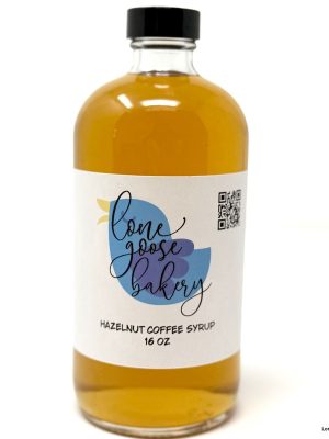 lone goose hazelnut coffee syrup featured