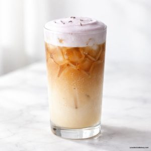 quick easy iced lavender cream chai