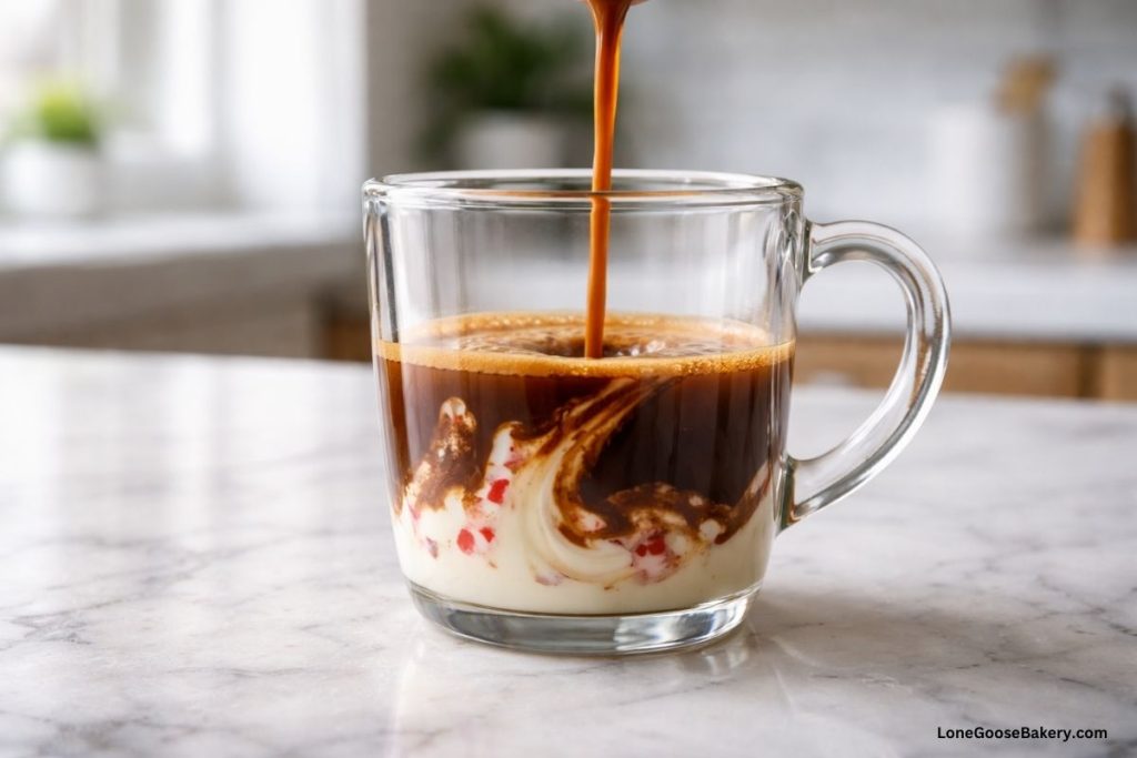 peppermint white chocolate mocha espresso