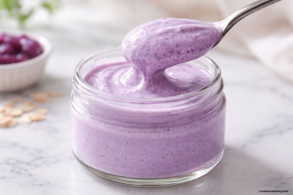 ube cold foam texture shot