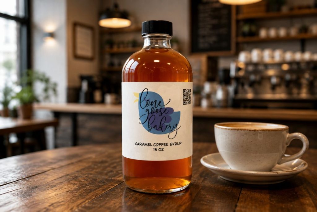 small batch caramel coffee syrup