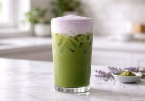 starbucks copycat iced lavender cream matcha