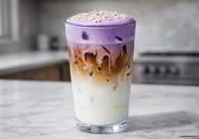iced ube coconut macchiato featured